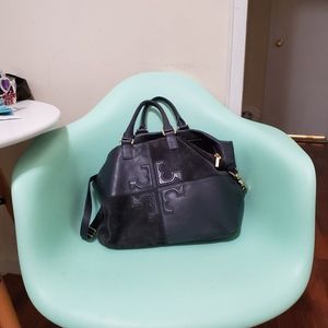Tory Burch Navy Satchel
